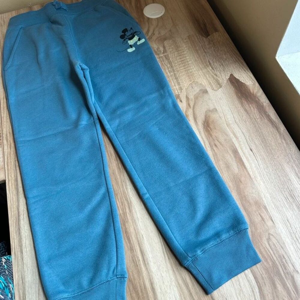 Disney Mickey Mouse Boys Size 8 Blue Fleece Jogger Sweatpants Amazon Essentials